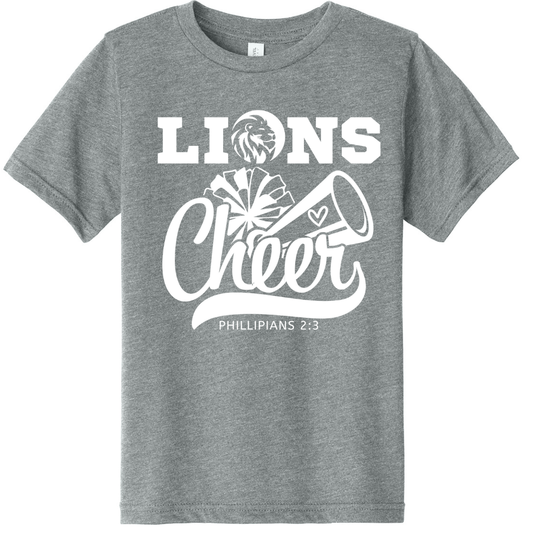 C4 Lions Football T-shirt - Lions Cheer - Gals and Dogs Boutique Limited