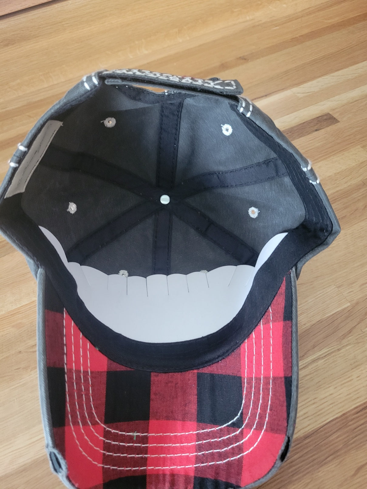 Happy camper Gray vintage ball cap - Gals and Dogs Boutique Limited