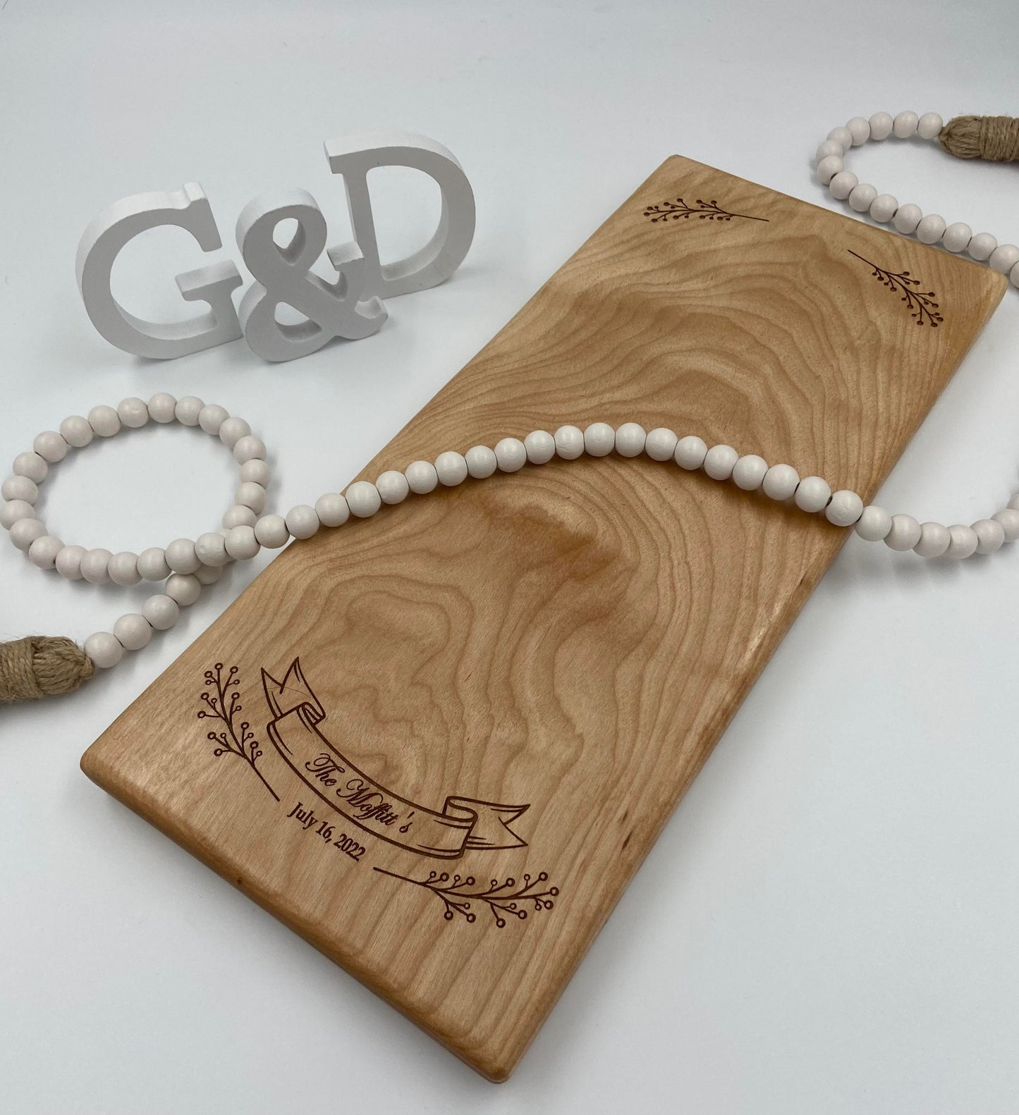 Personalized Maple Cheese Board - Gals and Dogs Boutique Limited