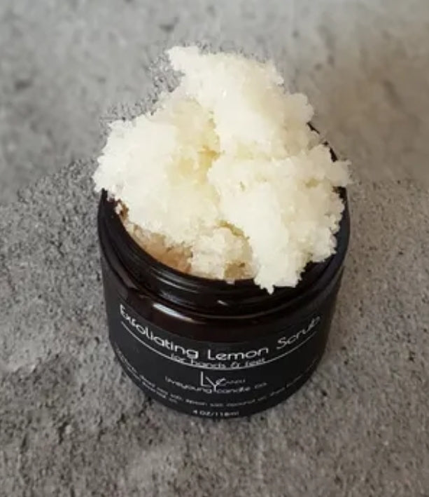 Exfoliating Lemon or Lavender Scrub for Hands & Feet - Gals and Dogs Boutique Limited