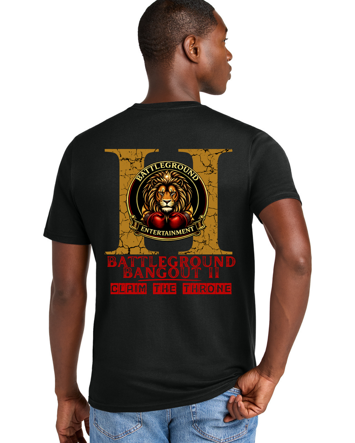 Battleground Entertainment Lion Battleground Bangout II Boxing T-Shirt - Gals and Dogs Boutique Limited