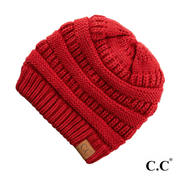 C.C Hat-20A
Solid Ribbed Beanie "The Original" Beanie - 5 color options