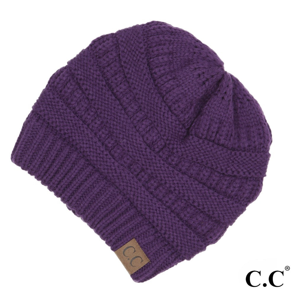 C.C Hat-20A
Solid Ribbed Beanie "The Original" Beanie - 5 color options