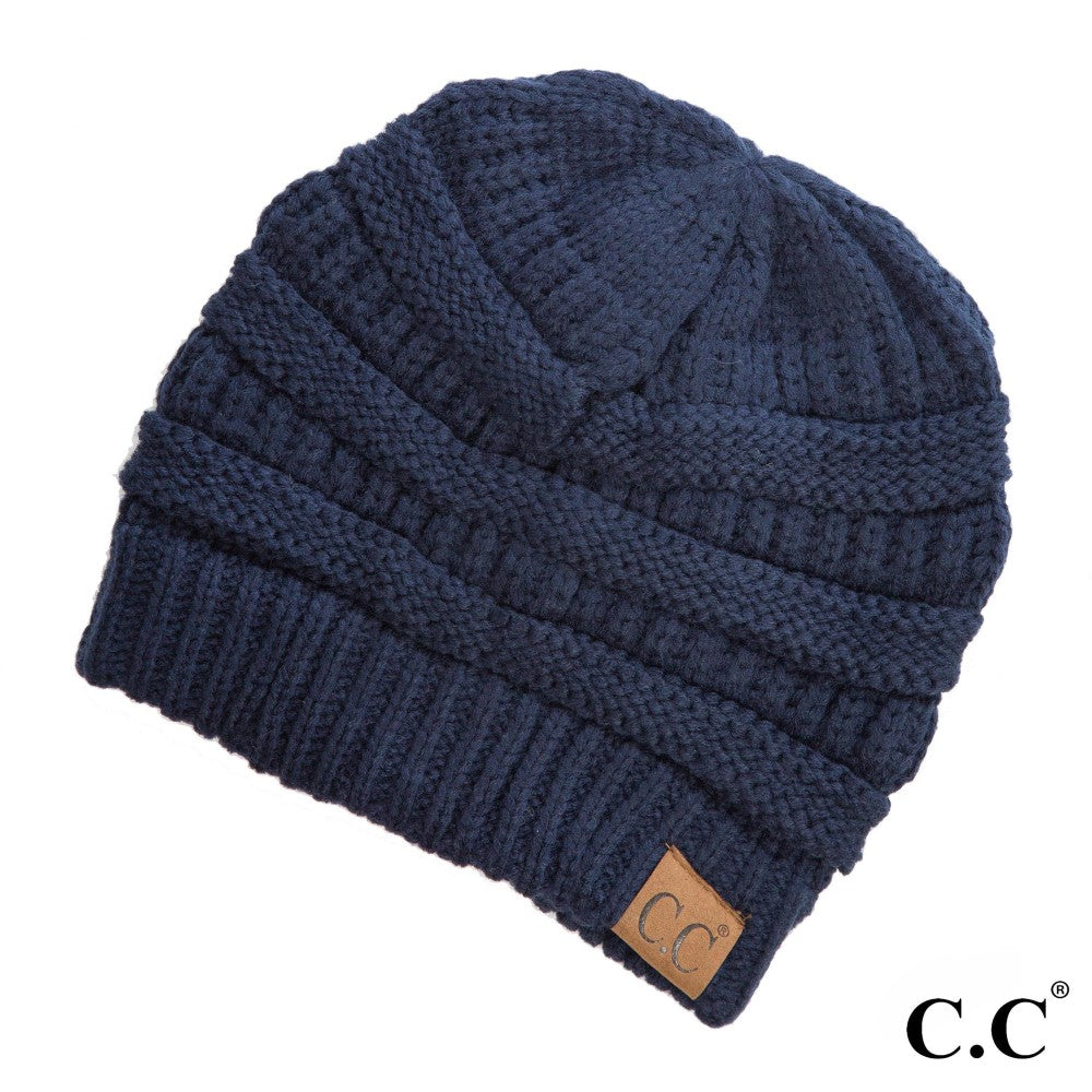 C.C Hat-20A
Solid Ribbed Beanie "The Original" Beanie - 5 color options