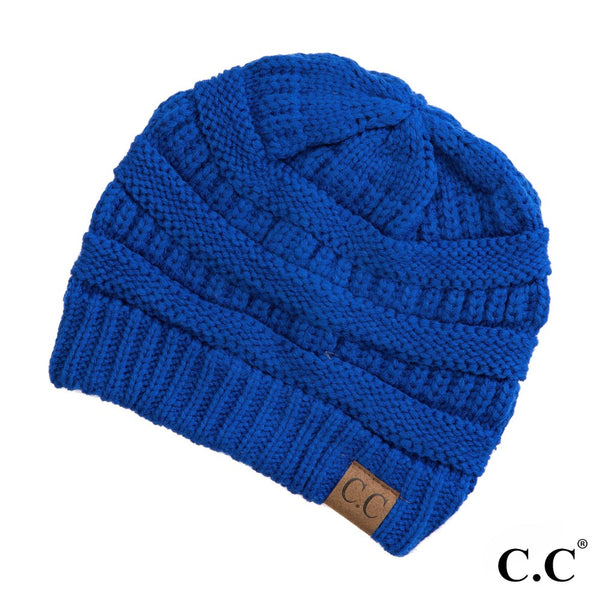 C.C Hat-20A
Solid Ribbed Beanie "The Original" Beanie - 5 color options