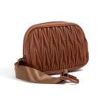 Scrunched Faux Leather Belt Bag- many color options
