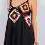 Granny Square Swimsuit Coverup Dress - 2 color options