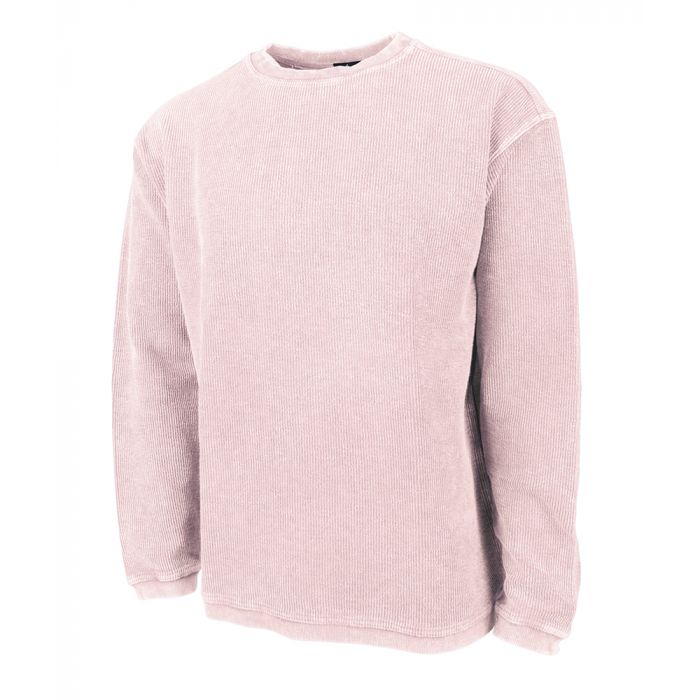 Undecorated 9930 Charles River Camden Crew Neck Sweatshirt- Millennial Pink