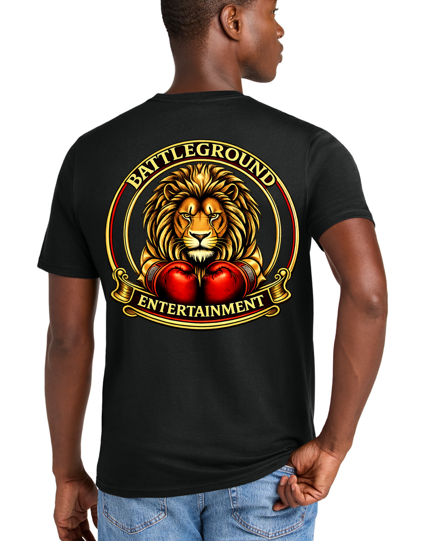 Battleground Entertainment Lion Boxing T-Shirt - Gals and Dogs Boutique Limited