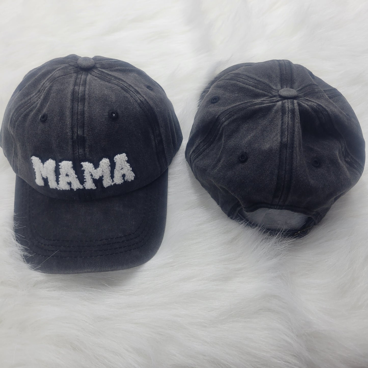 Cotton 3D Embroidered Mama Adjustable Ball Hat - Gals and Dogs Boutique Limited