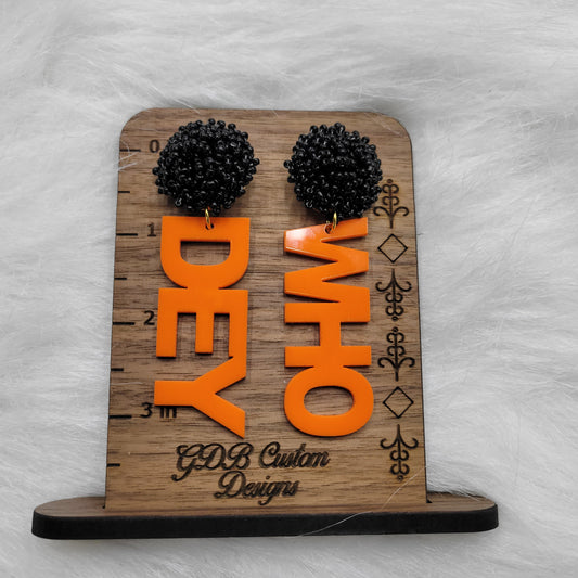 WHO DEY Earrings- multiple color options 