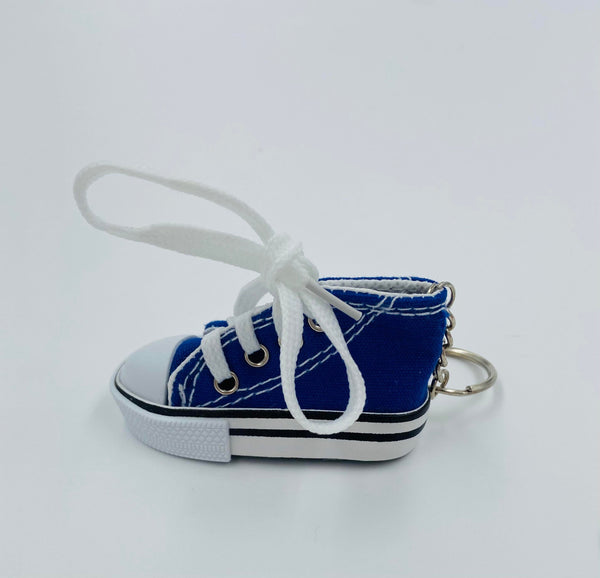 Mini Canvas High Top Style Shoe Keyring - Gals and Dogs Boutique Limited