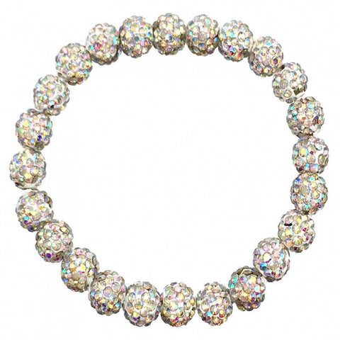 Shamballa Beaded Stretch Bracelet - Gals and Dogs Boutique Limited