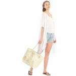 Metallic Leopard Print Canvas Tote Bag - Gals and Dogs Boutique Limited