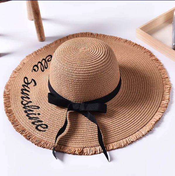 Hello Sunshine Roll up Sunhat - 6 color options - Gals and Dogs Boutique Limited