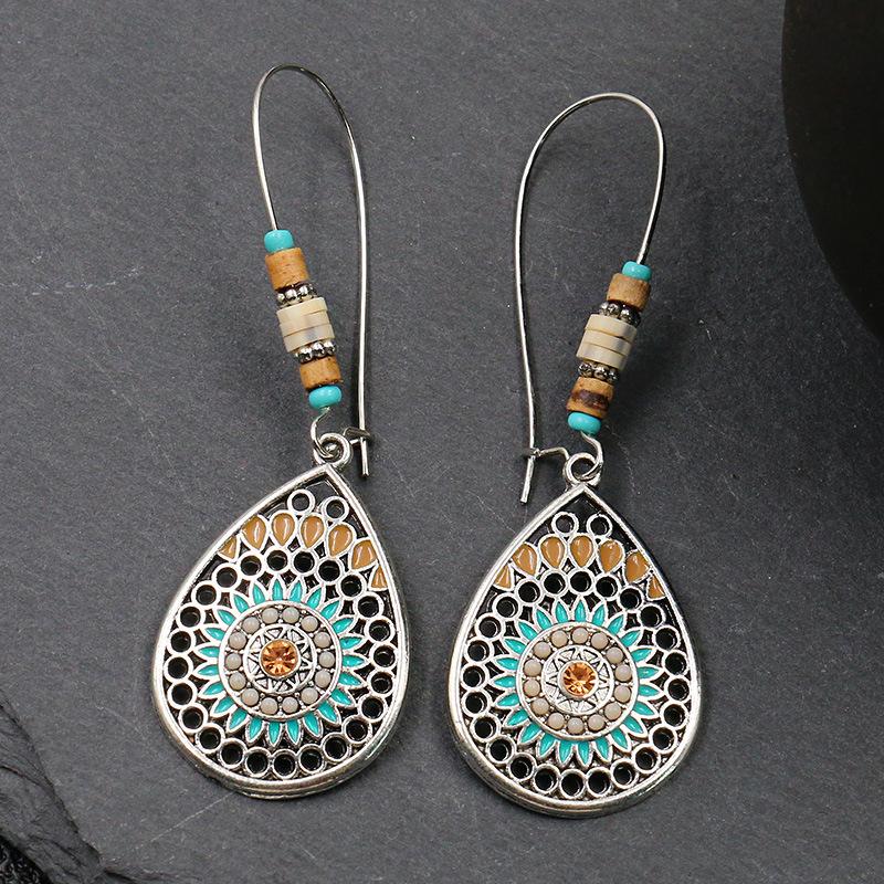 Colorful Boho Water Drop Earrings - 2 color options - Gals and Dogs Boutique Limited