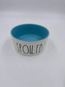 'Spoiled' Dog Bowls - Gals and Dogs Boutique Limited