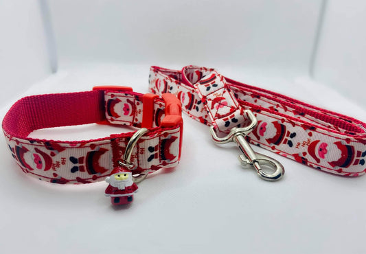 Santa Collar & Leash 🎅 - Gals and Dogs Boutique Limited