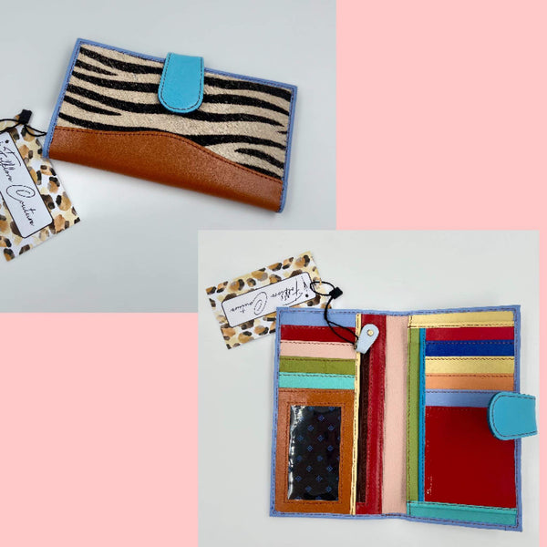 Mara Leather and Hair on Hide Wallet - Gals and Dogs Boutique Limited